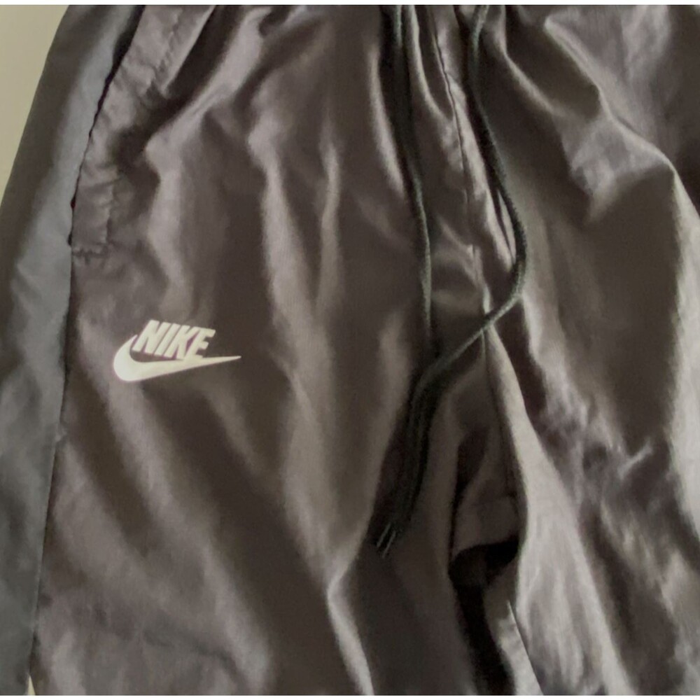 Nike Force Men's Medium Athletic Track Pants Black White Lined FB6966-010 - Picture 5 of 14